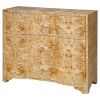 3 Drawer Chest in Burled Wood