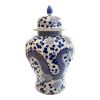 Blue & White Legend Temple Jar