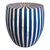 Blue and White Inlaid Side Table
