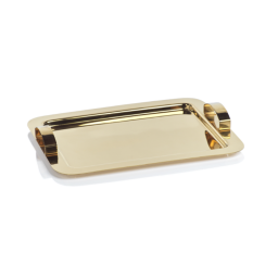 Stainless Steel Gold Serving Tray – Small