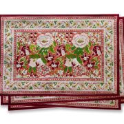 Spice Route Garnet Red Placemats