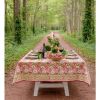 Spice Route Garnet Red Tablecloth
