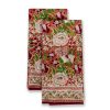 Spice Route Garnet Red Tea Towels