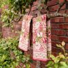 Spice Route Garnet Red Tea Towels