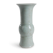 Celadon Ball Beaker Vase