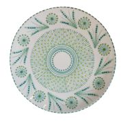 Large Handpainted Ceramic Round Platter